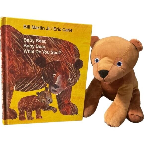 Kohls Cares Plush Baby Bear Baby Bear What Do You See Book By Eric Carle - Picture 1 of 12